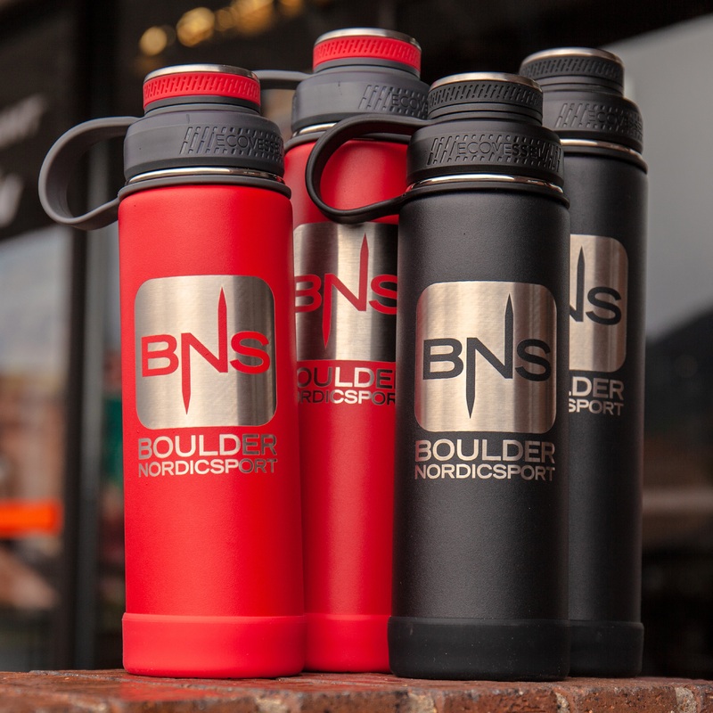 BNS EcoVessel Thermos 24oz-Red & Black