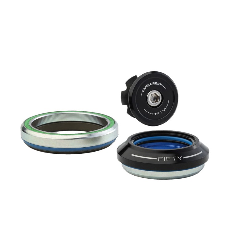 Cane Creek 50 Headset – IS41/28.6/H9 Upper | IS52/40 Lower Tapered Black