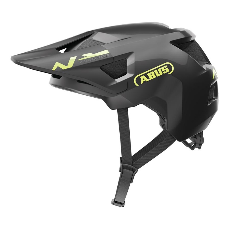 Abus YouDrop Youth Helmet-S 48 – 55cm Shiny Black