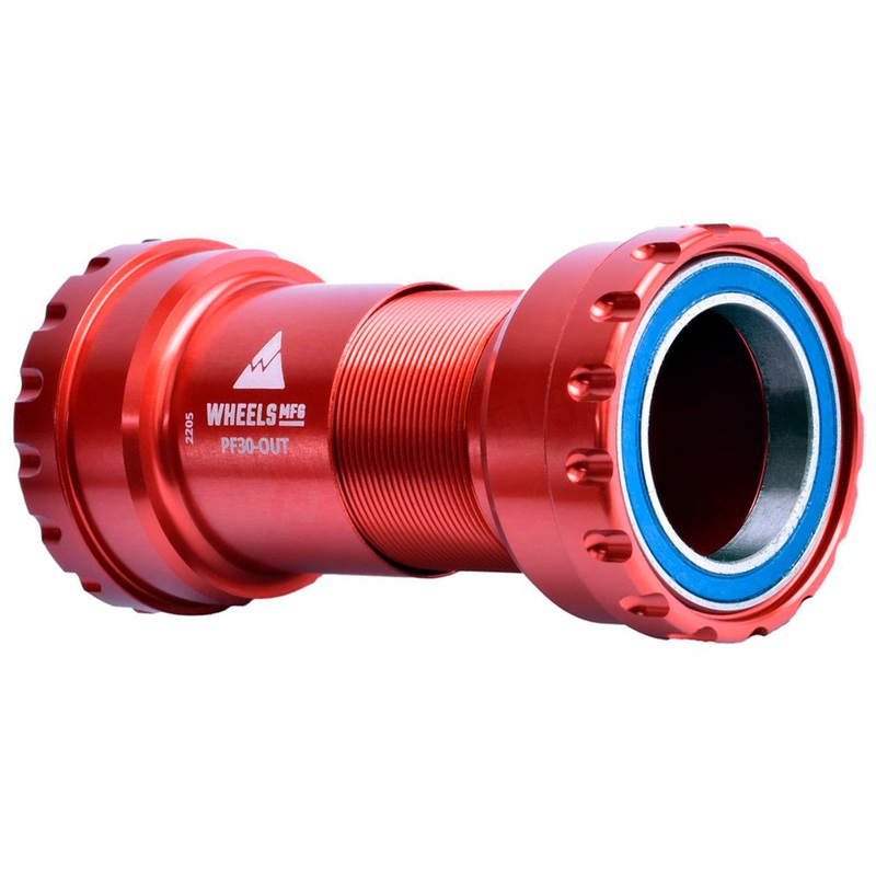 Wheels Mfg PF30 Threaded BB SRAM DUB Base – Red