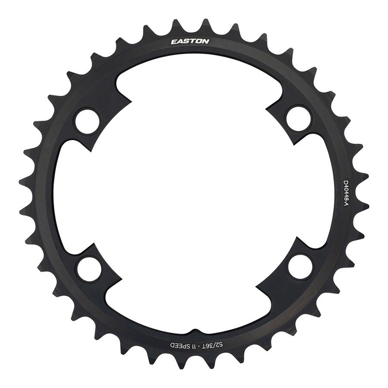 Easton 4 Bolt 36T Chainring 11sp BCD: 64/104 Aluminum Black