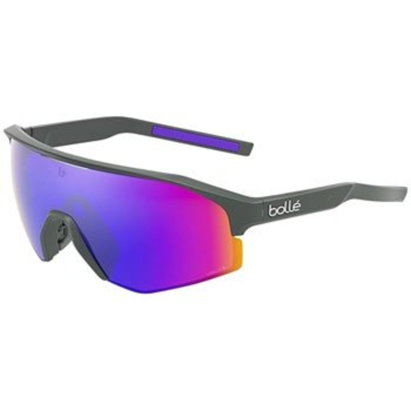 bolle lightshifter sunglasses-Matte Titanium, Volt+ Ultraviolet Polarized Lenses