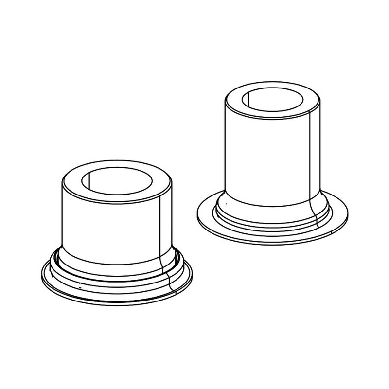 Zipp Rear End Caps for ZM2 SL 12×148 XD