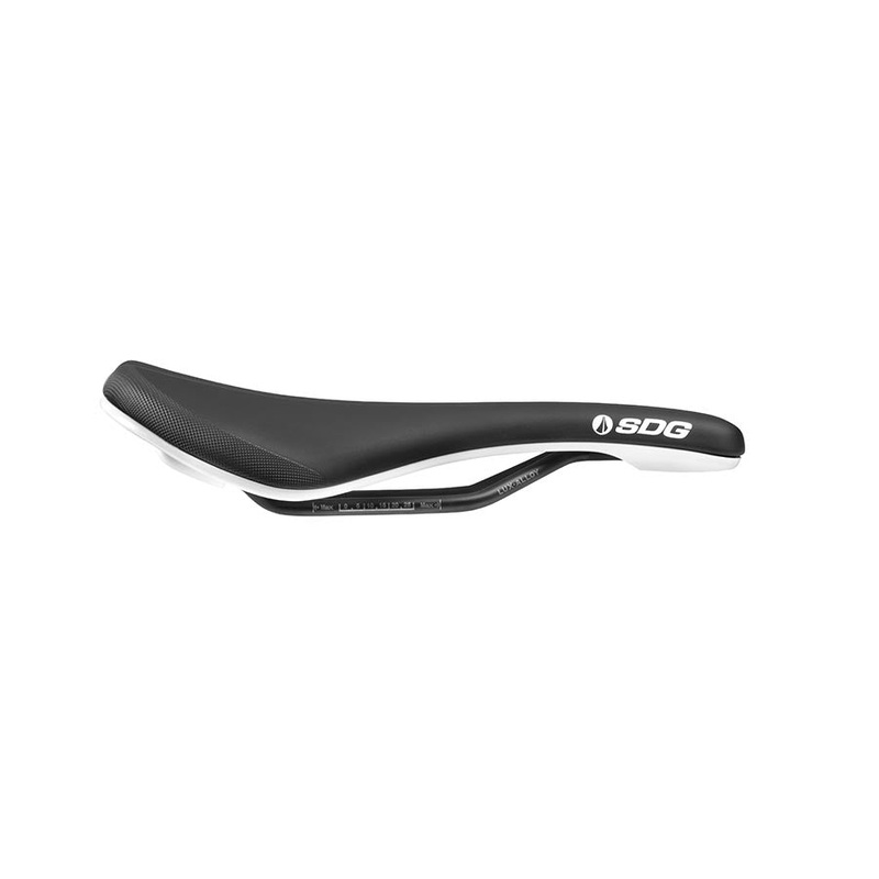 SDG Components Bel-Air V3 Lux-Alloy Saddle 260 x 140mm Unisex 236g Black/White