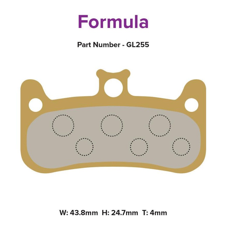 Gold Label HD Brake Pads – Formula Cura 4