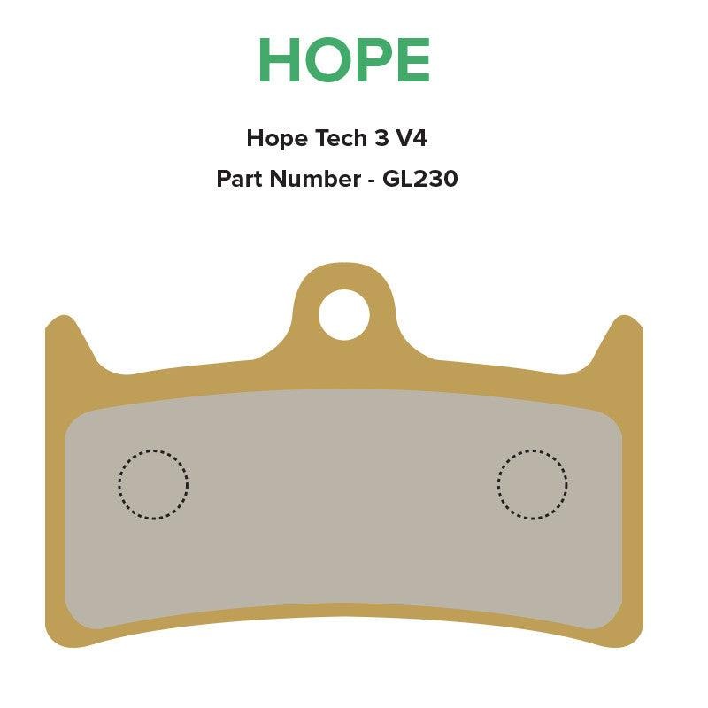 Gold Label HD Brake Pads – Hope V4