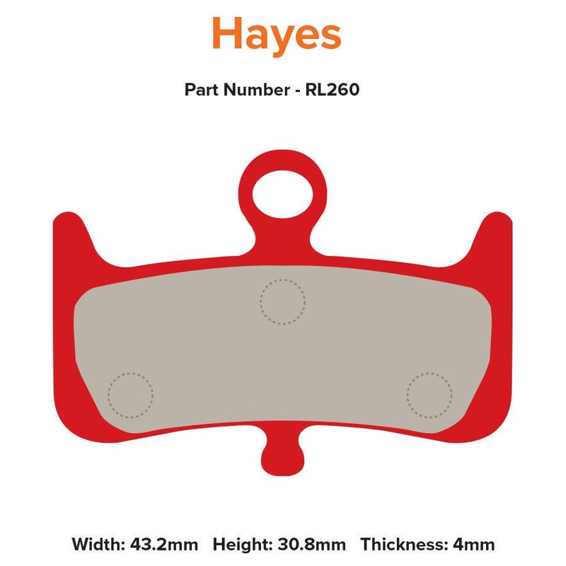 Red Label Race Brake Pads – Hayes Dominion A4