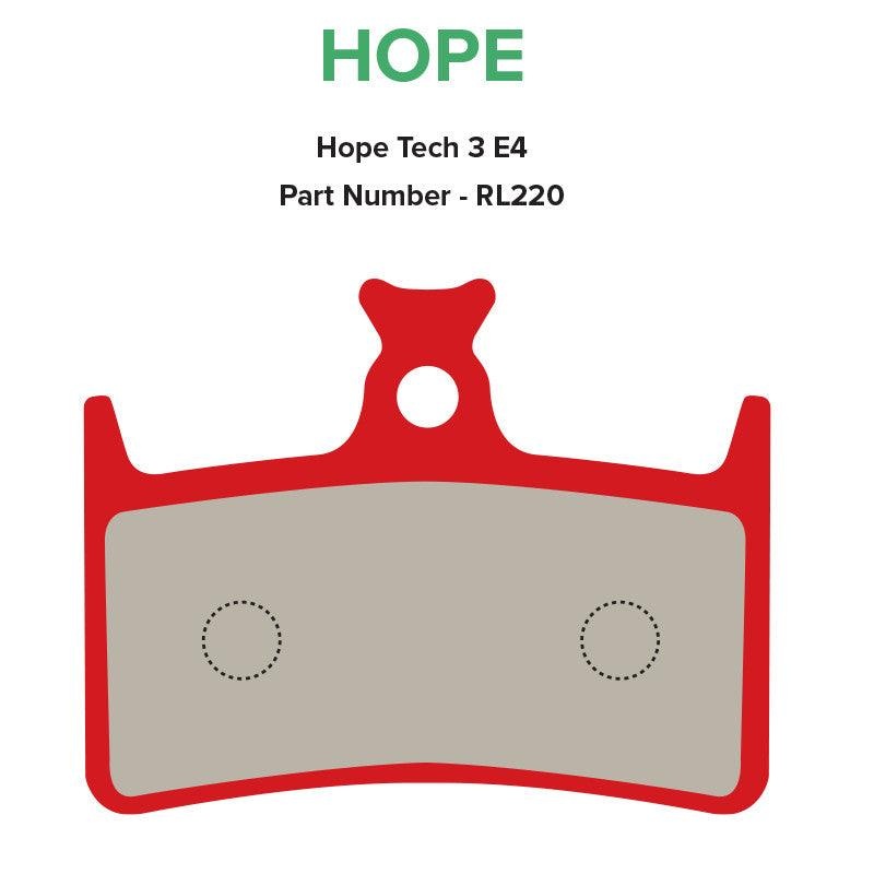 Red Label Race Brake Pads – Hope E4