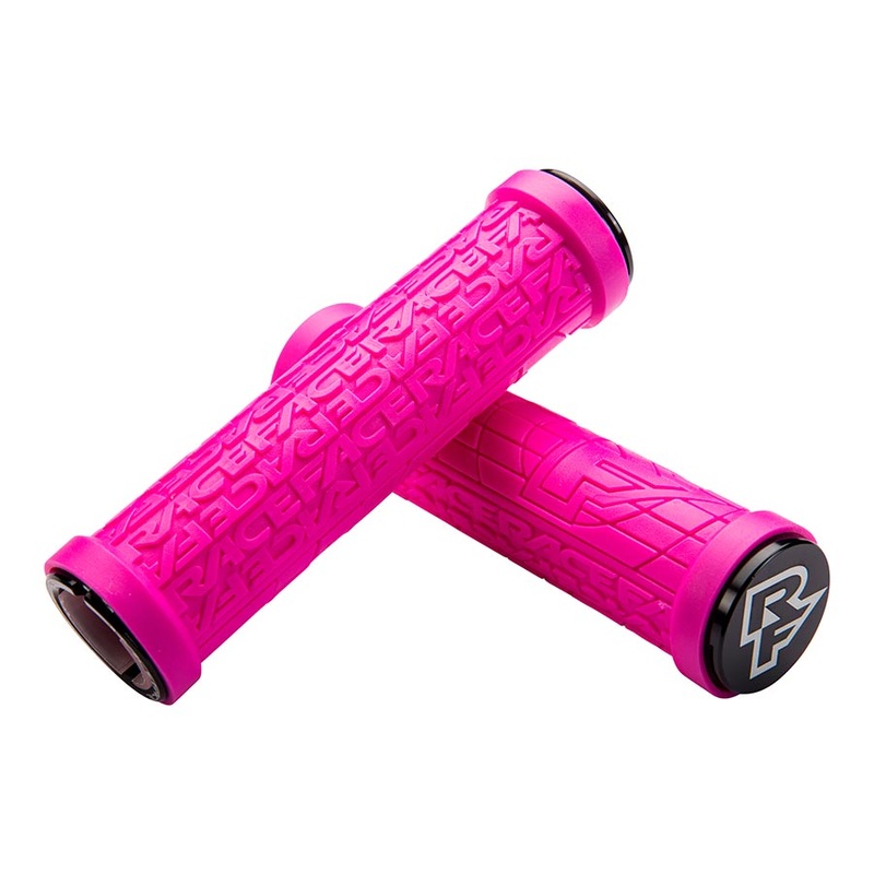 RaceFace Grippler Grips – Magenta Lock-On 30mm
