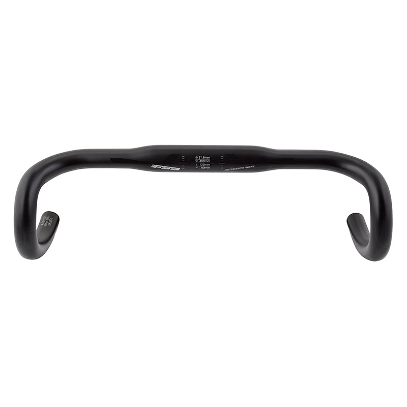 Full Speed Ahead Gossamer Compact Drop Handlebar – Aluminum 31.8mm 40cm BLK