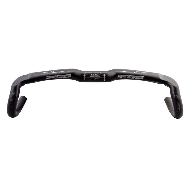 Full Speed Ahead K-Wing AGX Drop Handlebar – Carbon 31.8mm 42cm Carbon