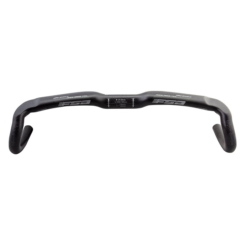 Full Speed Ahead K-Wing AGX Drop Handlebar – Carbon 31.8mm 44cm Carbon