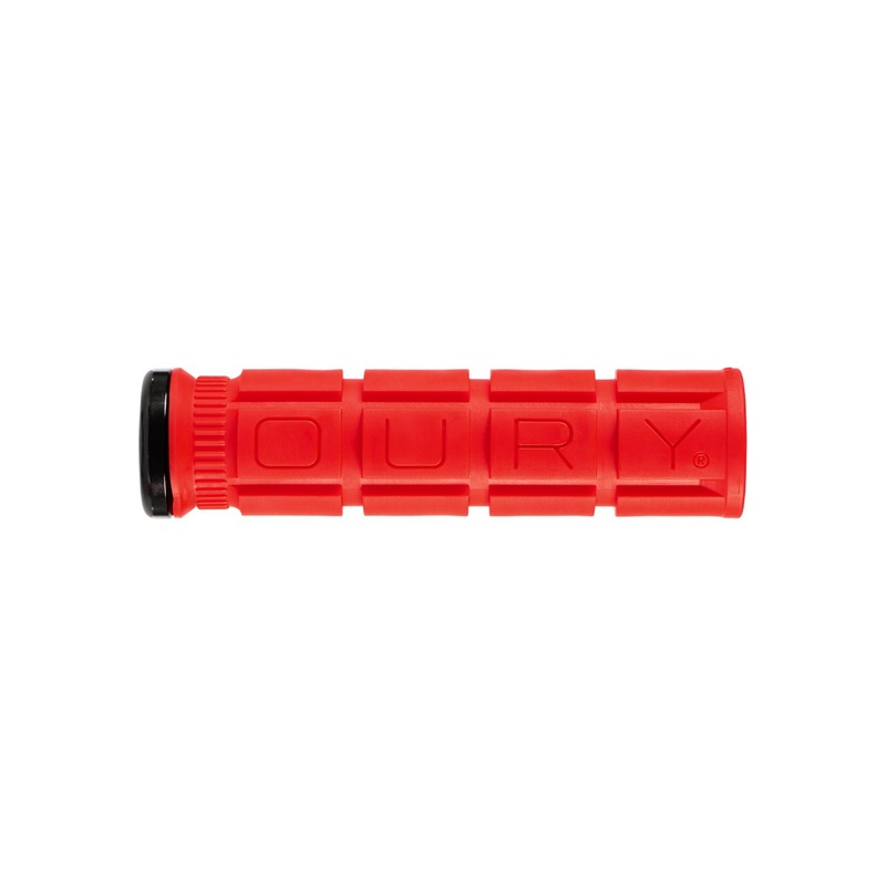 Oury Single-Sided V2 Lock-On Grips – Candy Red