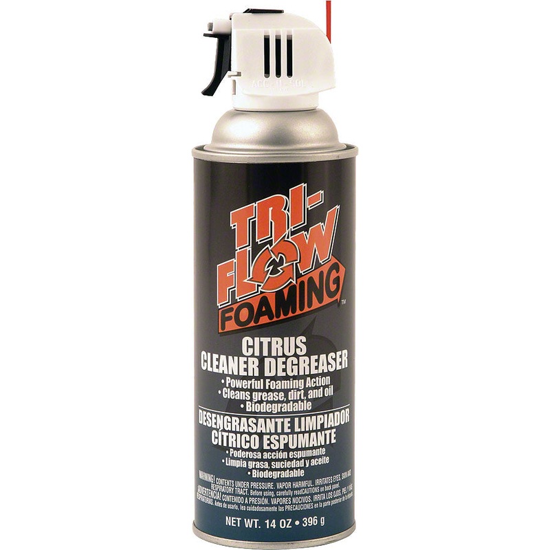 TriFlow Foaming Citrus Degreaser Aerosol: 14oz