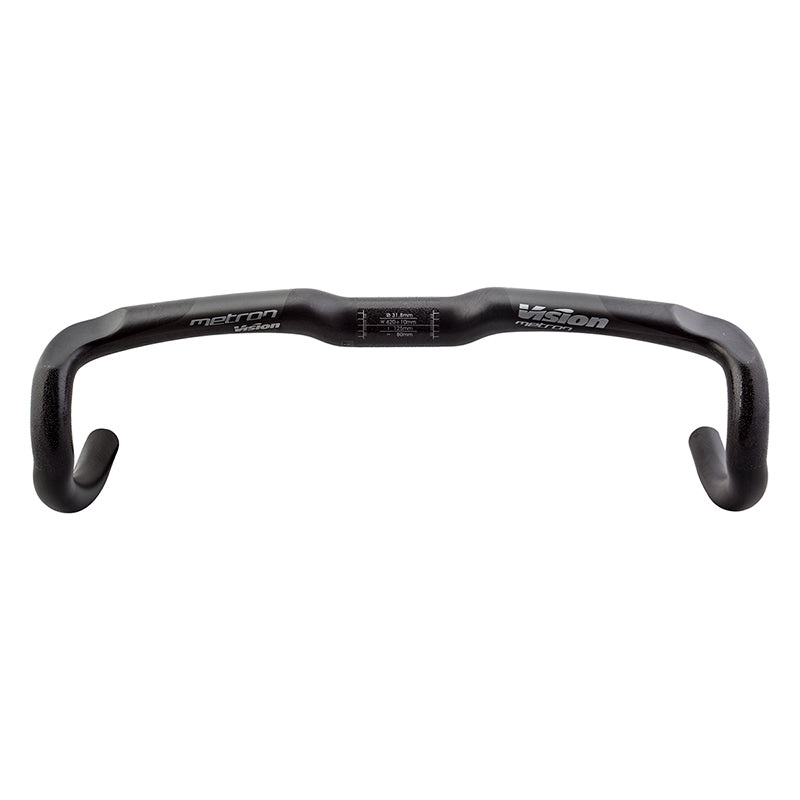 Vision Metron 4D Drop Handlebar – Carbon 31.8mm 42cm Black