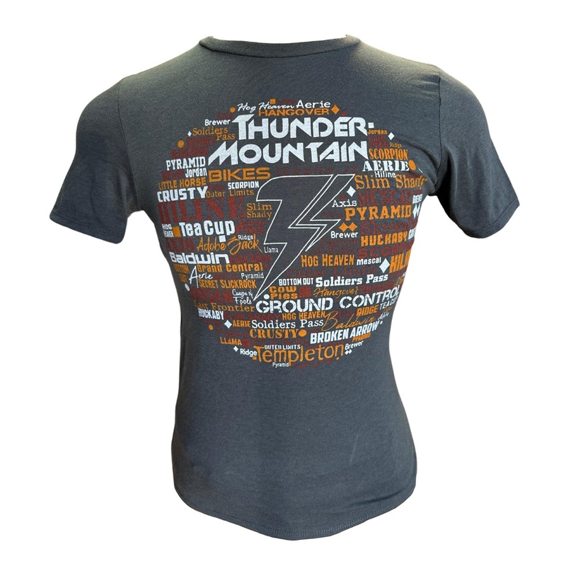 Youth Bolt Trails T-Shirt-Charcoal-Youth X Small & Youth Small & Youth Medium & Youth Large