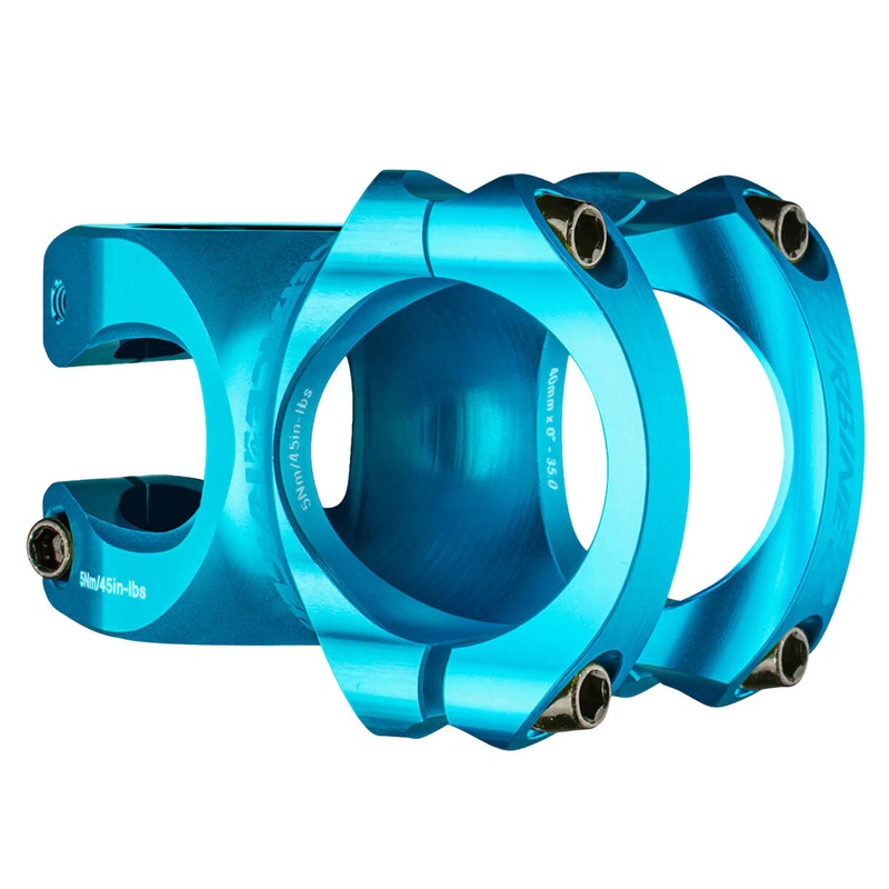 RaceFace Turbine R 35 Stem – 40mm 35mm Clamp +/-0 1 1/8 Turquoise