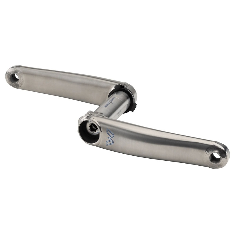 Cane Creek eeWings All-Road Titanium Crankset – 172.5mm 8-Bolt Direct Mount 30mm Spindle Brushed Titanium