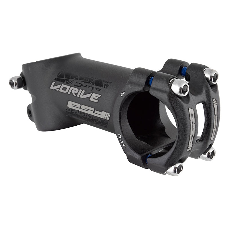 Full Speed Ahead V-Drive Stem – 80mm 31.8 clamp +/-17 1 1/8 Aluminum Black