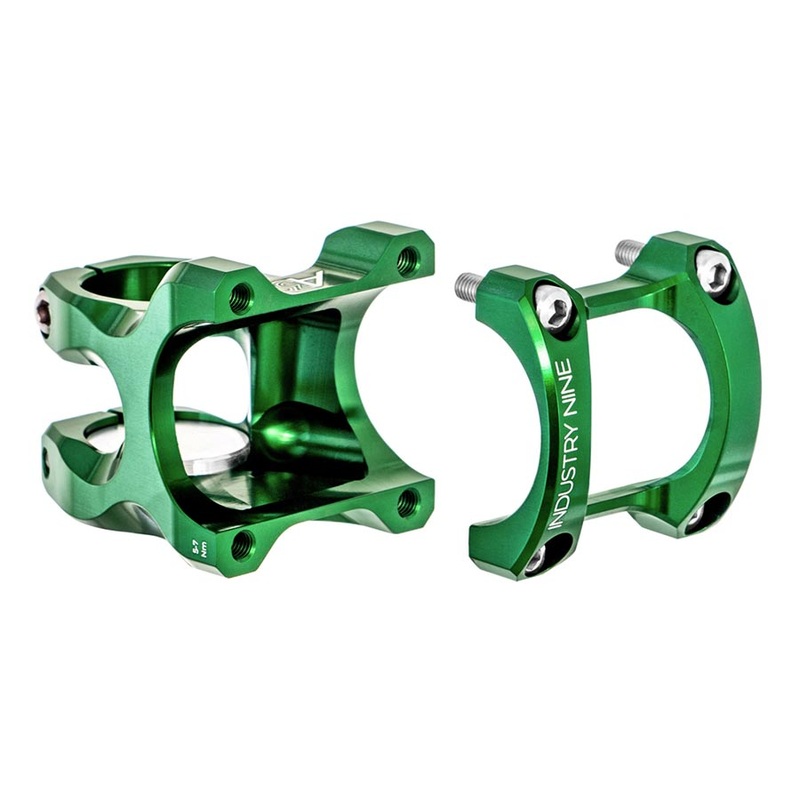 Industry Nine A318 Stem Diameter: 31.8mm Length: 30mm Steerer: 1-1/8” 8 Green