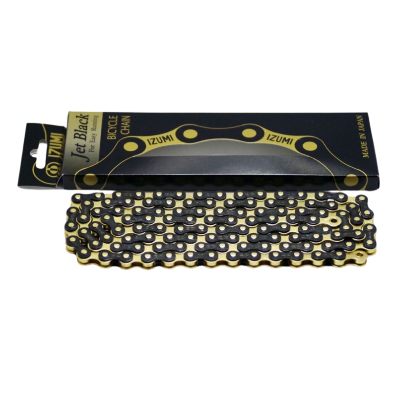 Izumi Track Chain Jet Black and Gold