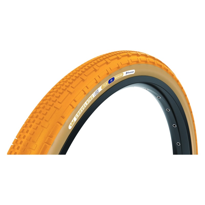 Panaracer GravelKing SK Tire – 700 x 40 Tubeless Folding Honey Butter/Brown