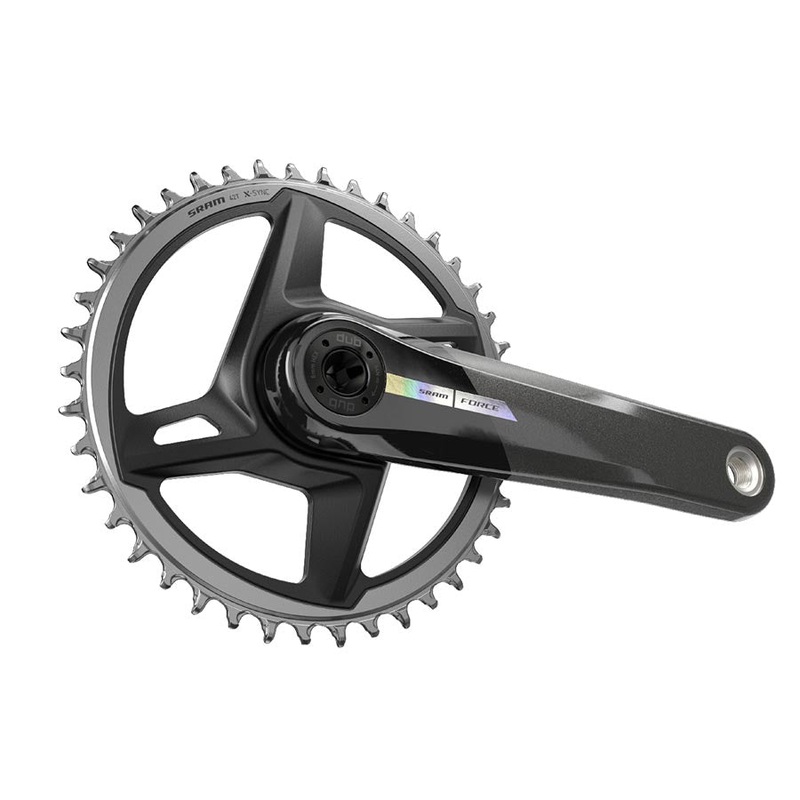 SRAM Force 1 Wide Crankset – 172.5mm 12-Speed 40t Direct Mount DUB Spindle Interface Iridescent Gray D2