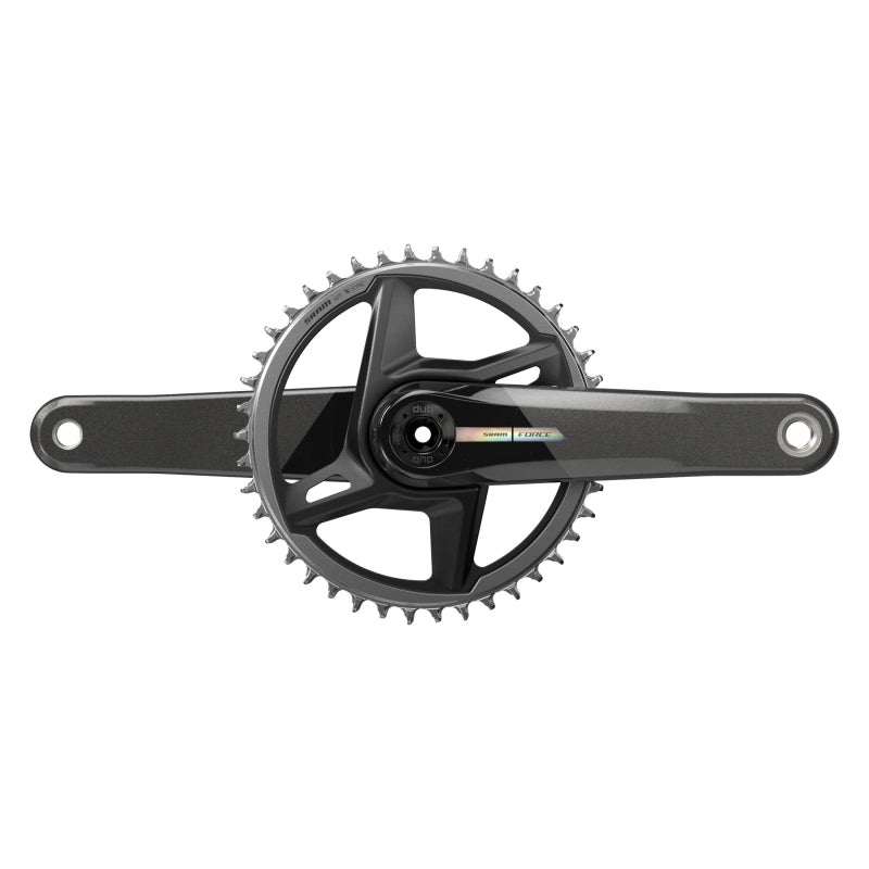 SRAM Force 1 Wide Crankset – 175mm 12-Speed 40t Direct Mount DUB Spindle Interface Iridescent Gray D2