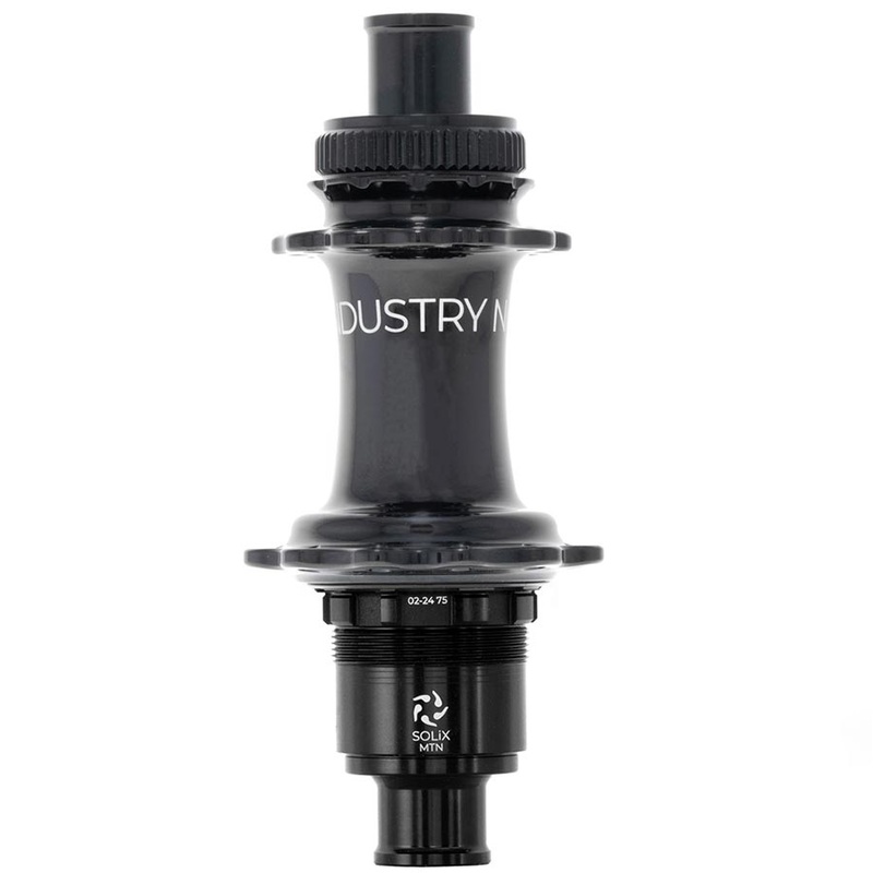 Industry Nine Solix Classic Rear Hub – 12 x 148mm Center-Lock XD Black 28H