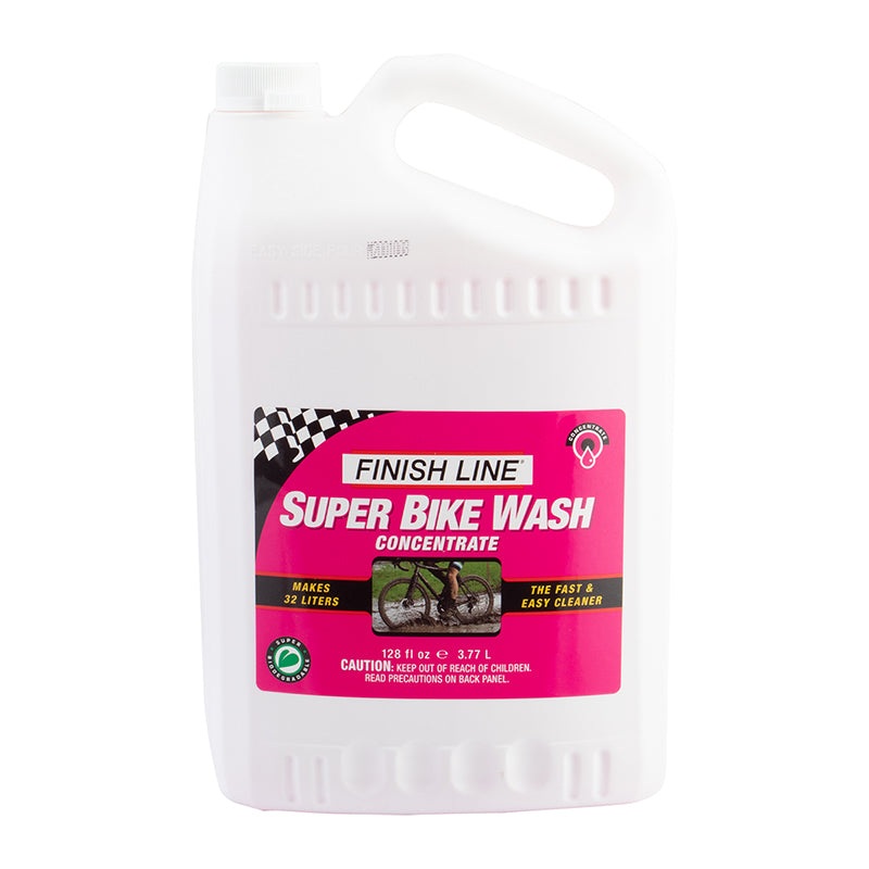 Finish Line Super Bike Wash Cleaner Concentrate – 1 Gallon (Makes 8 Gallons)