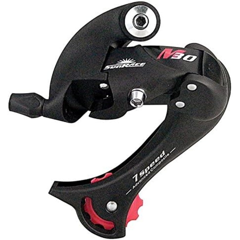 Sun Race, RDM37, Rear derailleur, Long cage, 7sp.