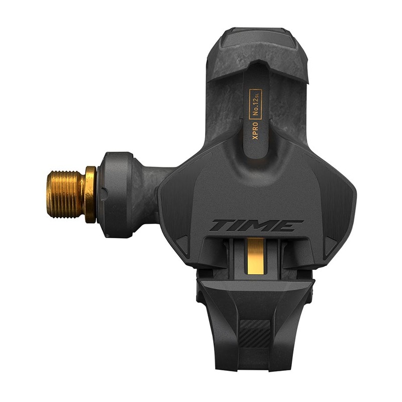 Time XPRO 12SL Pedals – Single Sided Clipless Carbon 9/16 Carbon/Gold QF 57 B1