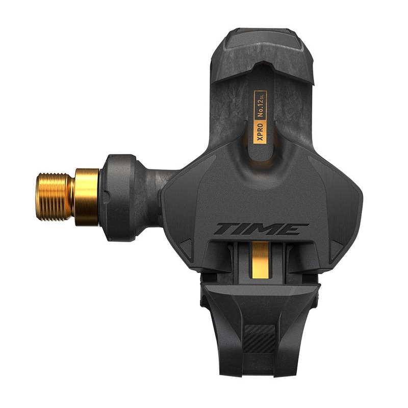 Time XPRO 12SL Pedals – Single Sided Clipless Carbon 9/16 Carbon/Gold QF 57 C1