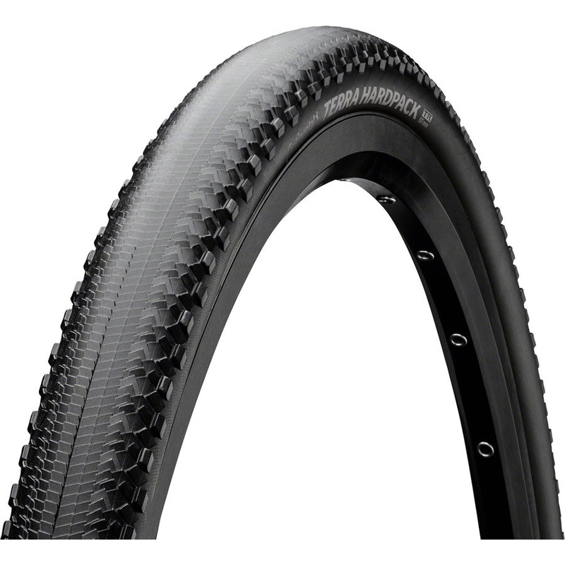 Continental Terra Hardpack Tire – 700 x 50, Tubeless, Folding, Black, PureGrip, ShieldWall System