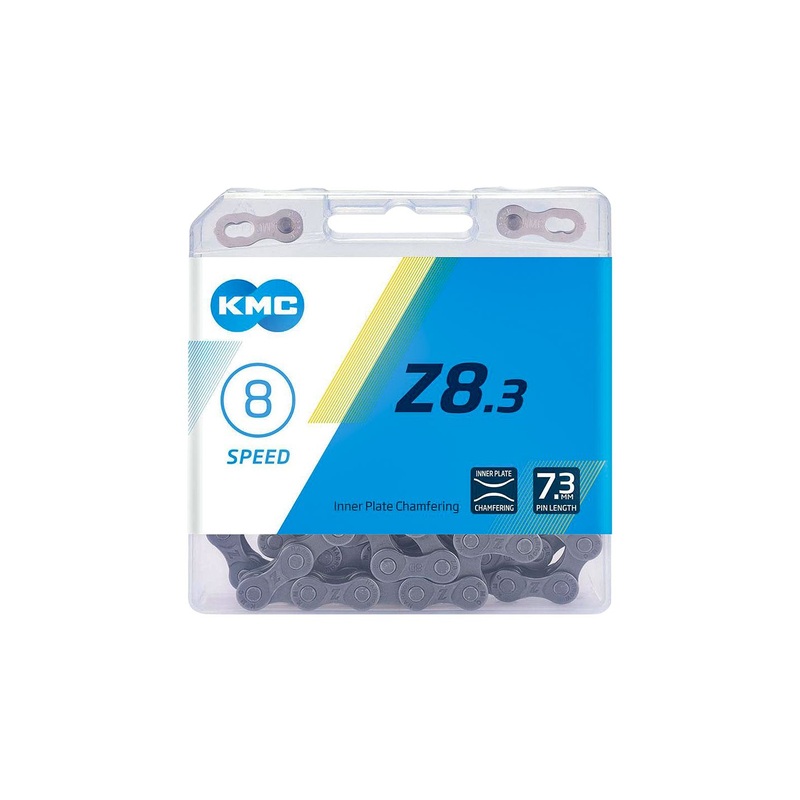 KMC Z8.3 Chain – 8-Speed 116 Links Gray