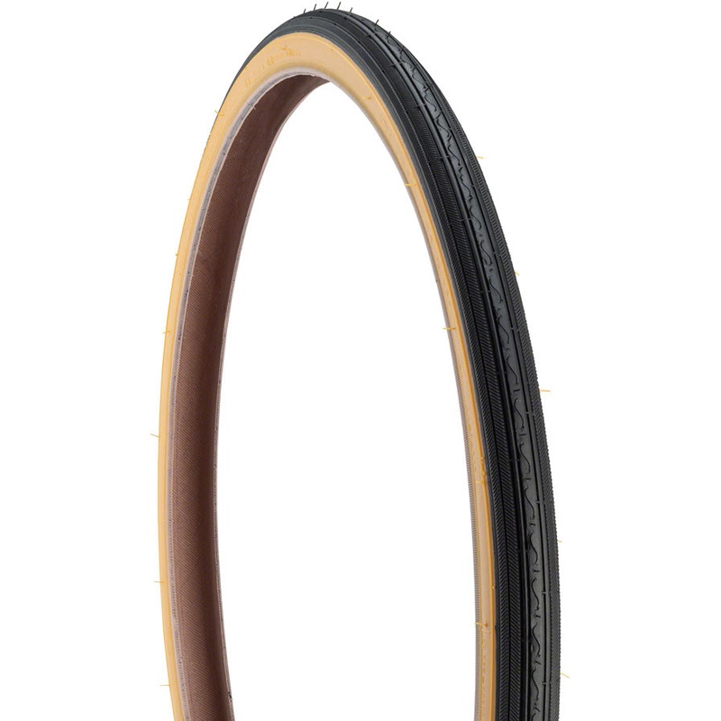 Kenda Street K40 Tire – 24 x 1-3/8, Clincher, Wire, Black/Tan, 22tpi