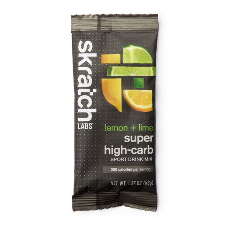 Skratch Labs Super High-Carb Sport Drink Mix Lemons + Limes, Single Serving