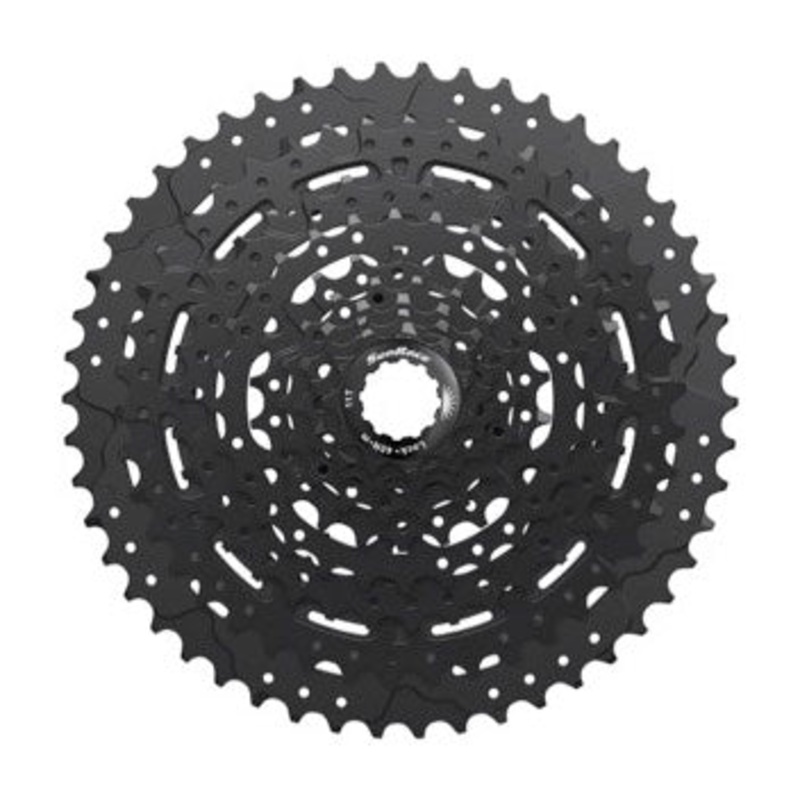 SunRace M993 Cassette – 9 Speed 11-46t Alloy Spider and Lockring ED Black