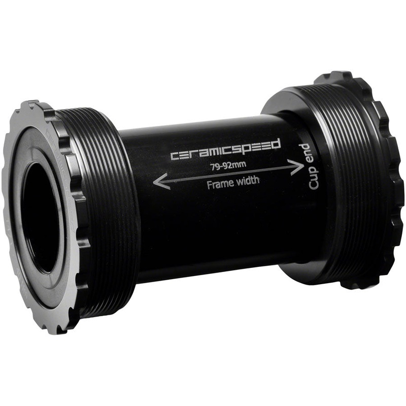 CeramicSpeed T47/86 Bottom Bracket – SRAM DUB Road, Coated Races, Black