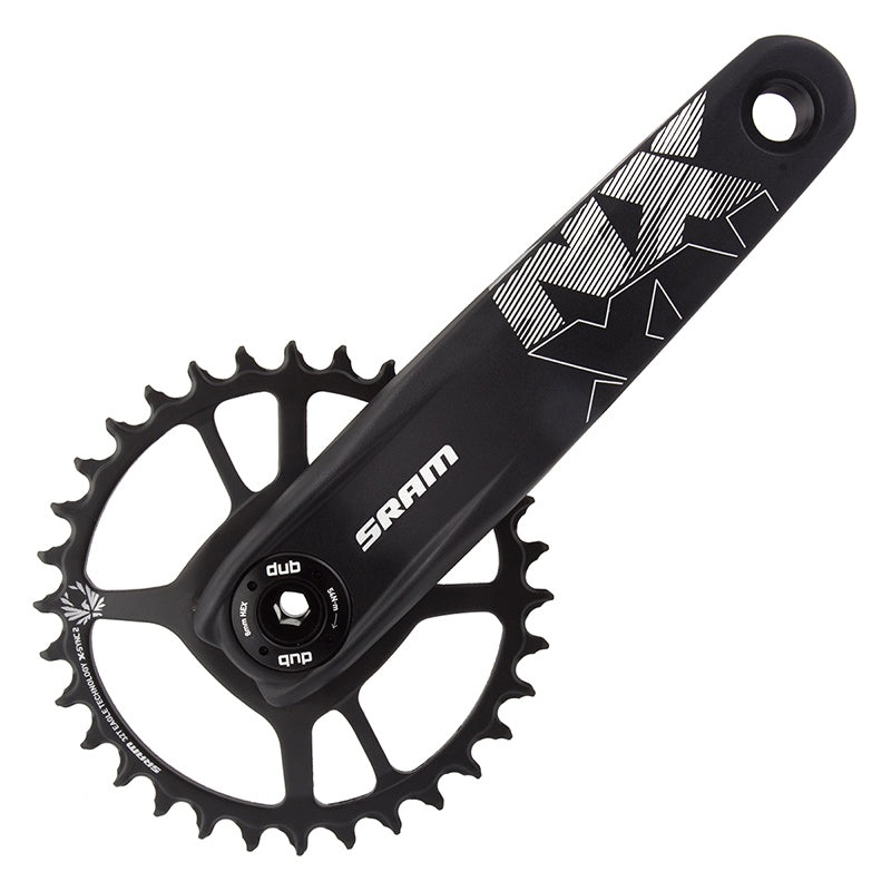 SRAM NX Eagle Boost Crankset – 170mm 12-Speed 32t Direct Mount DUB Spindle Interface BLK