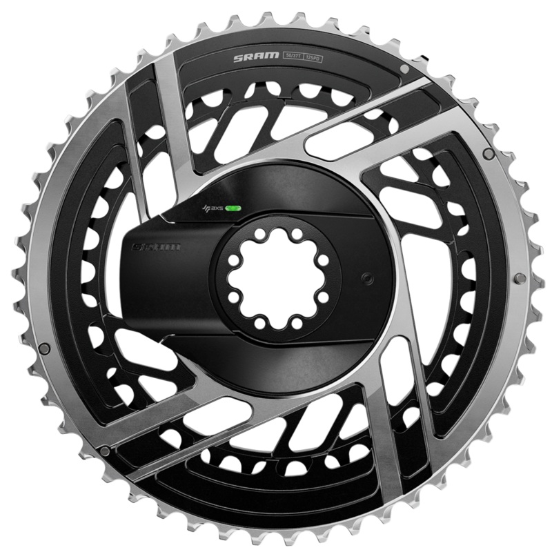 SRAM RED XPLR AXS Power Meter Spider – For RED XPLR Threaded Mount X-Sync Chainrings, 8-Bolt Direct Mount, Black, E1