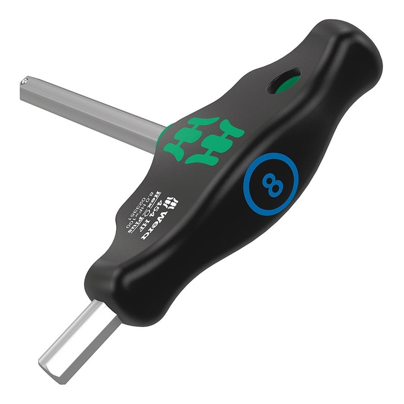 Wera 454 HF T-handle hexagon screwdriver Hex-Plus holding function 8 x 200 mm