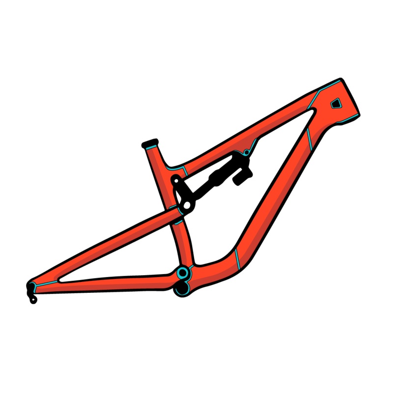 Specialized Epic 8 // RideWrap Tailored Protection Frame Kit – Large
