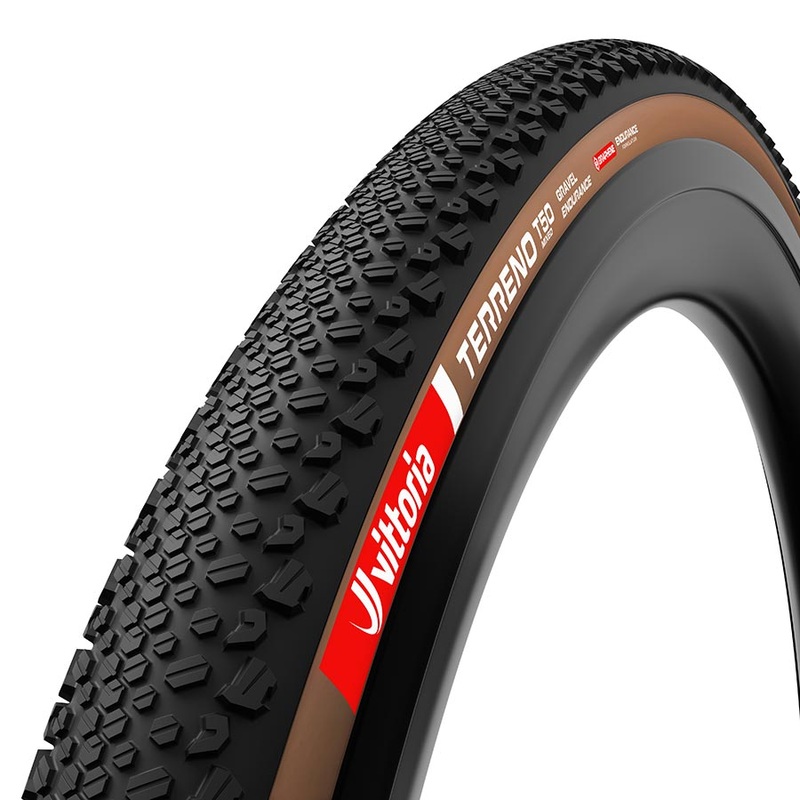 Vittoria Terreno T50 Mixed Tire – 700 x 40 Tubeless Folding Brown Gravel Endurance Graphene G2.0