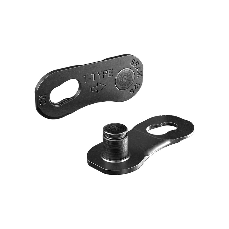 SRAM Eagle T-Type PowerLock Flattop Connector Link – 12-Speed For Eagle T-Type Flattop Chain Only PVD Coated BLK 4 Pack