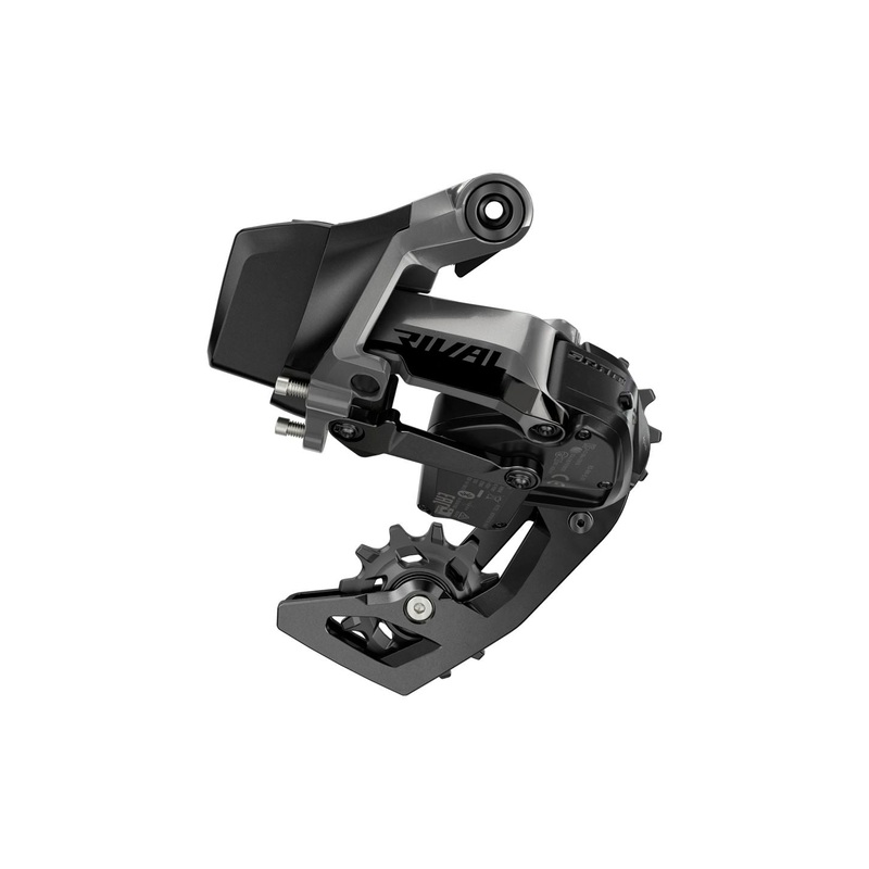 SRAM Rival eTap AXS Rear Derailleur – 12-Speed Medium Cage Battery Sold Separately BLK D1