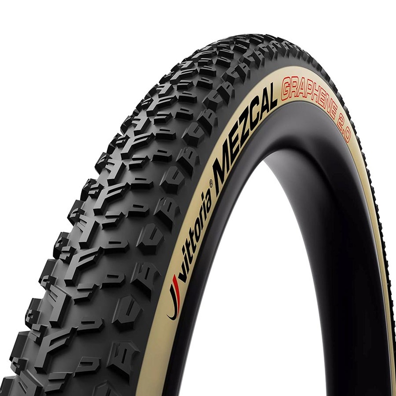Vittoria Mezcal III Tire – 29 x 2.25 Tubeless Folding BLK/Tan 4C Race Graphene G2.0