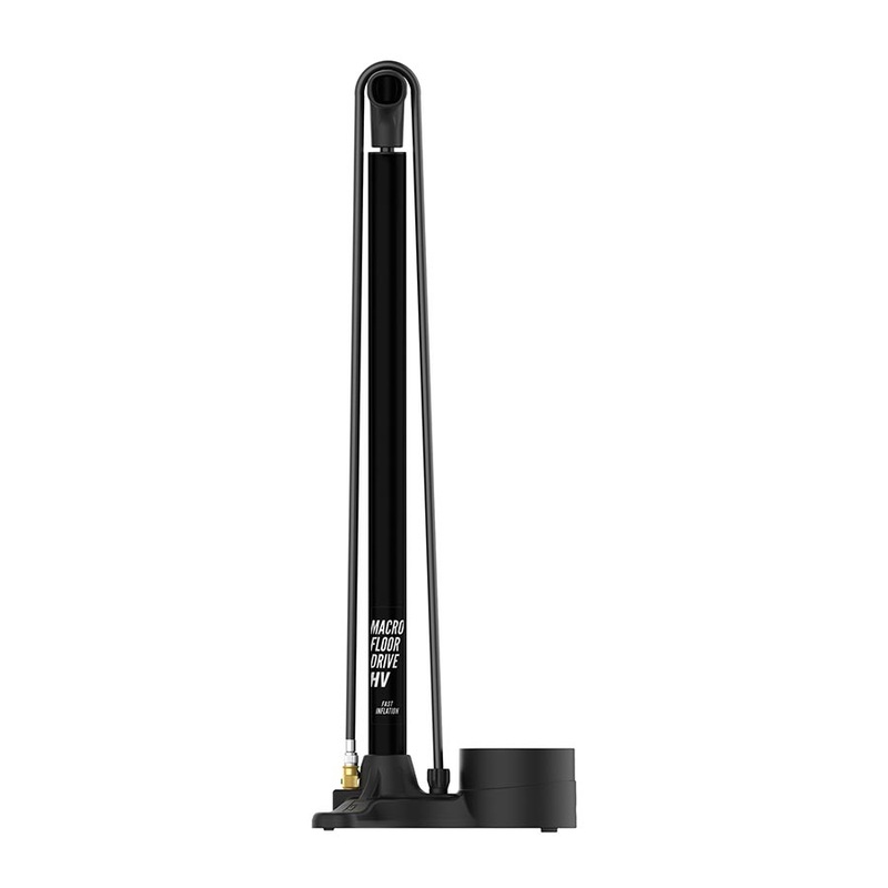 Lezyne Macro HV Floor Drive Pump – ABS Flat Black