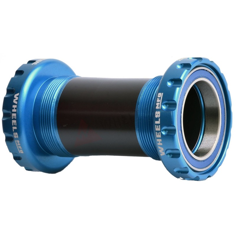 Wheels Manufacturing BSA Bottom Bracket – DUB Spindle ABEC 3 Teal