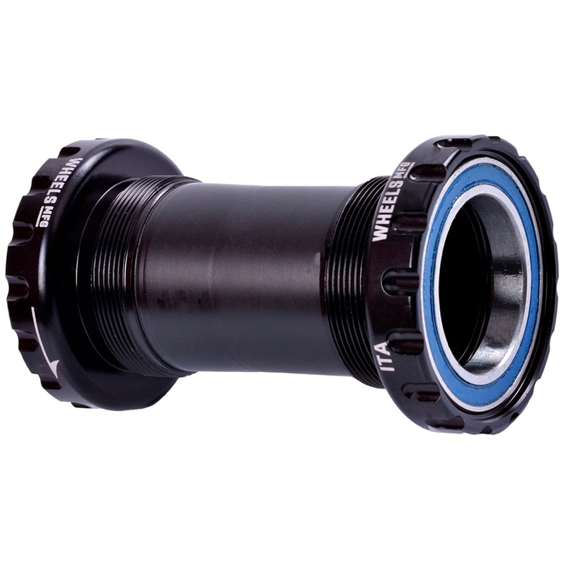 Wheels Manufacturing Italian Bottom Bracket – 29mm DUB Spindle ABEC 3 Black
